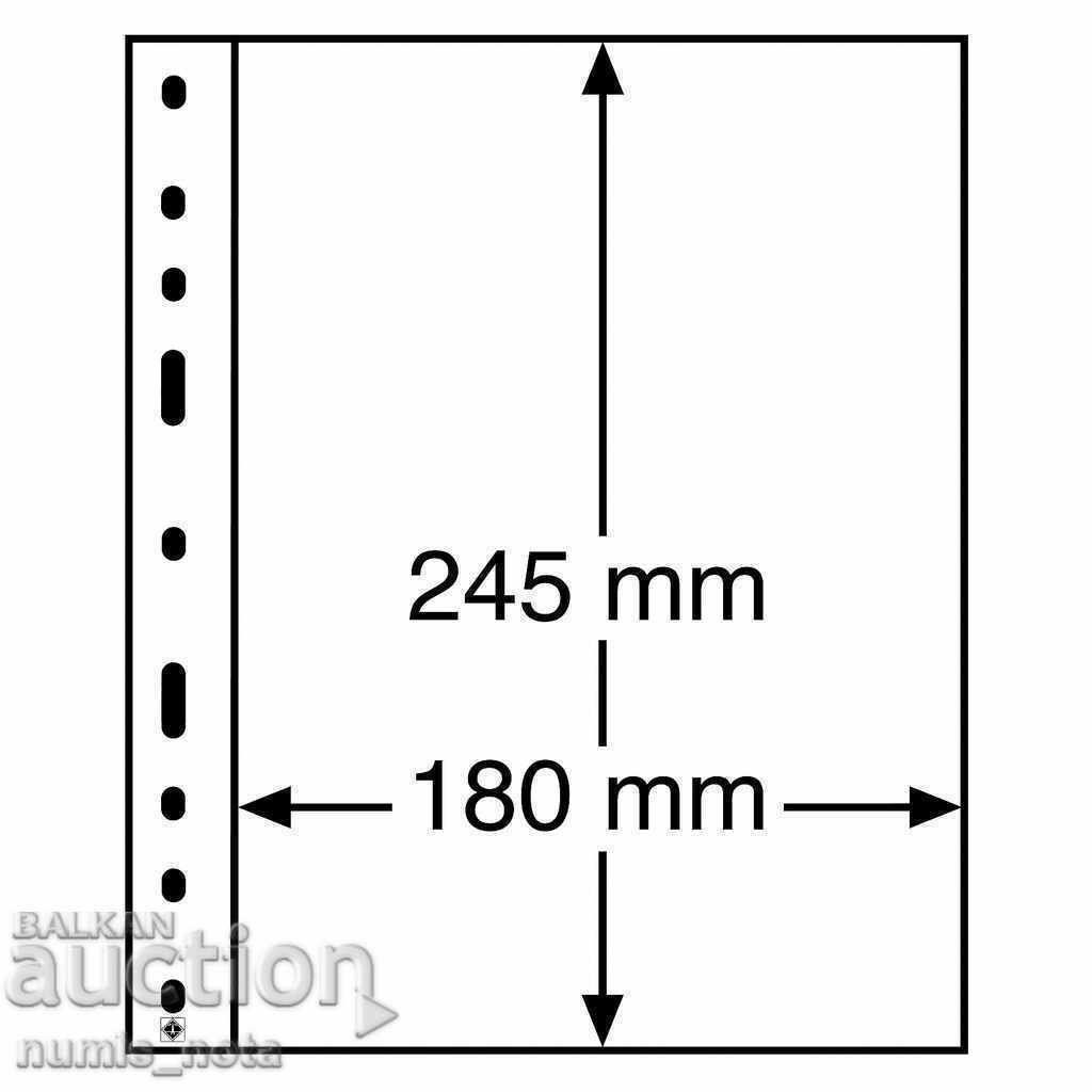 Ανταλλακτικά φύλλα για άλμπουμ τραπεζογραμματίων OPTIMA - με 1 θήκη