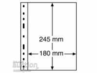 Spare sheets for OPTIMA banknote albums - with 1 compartment