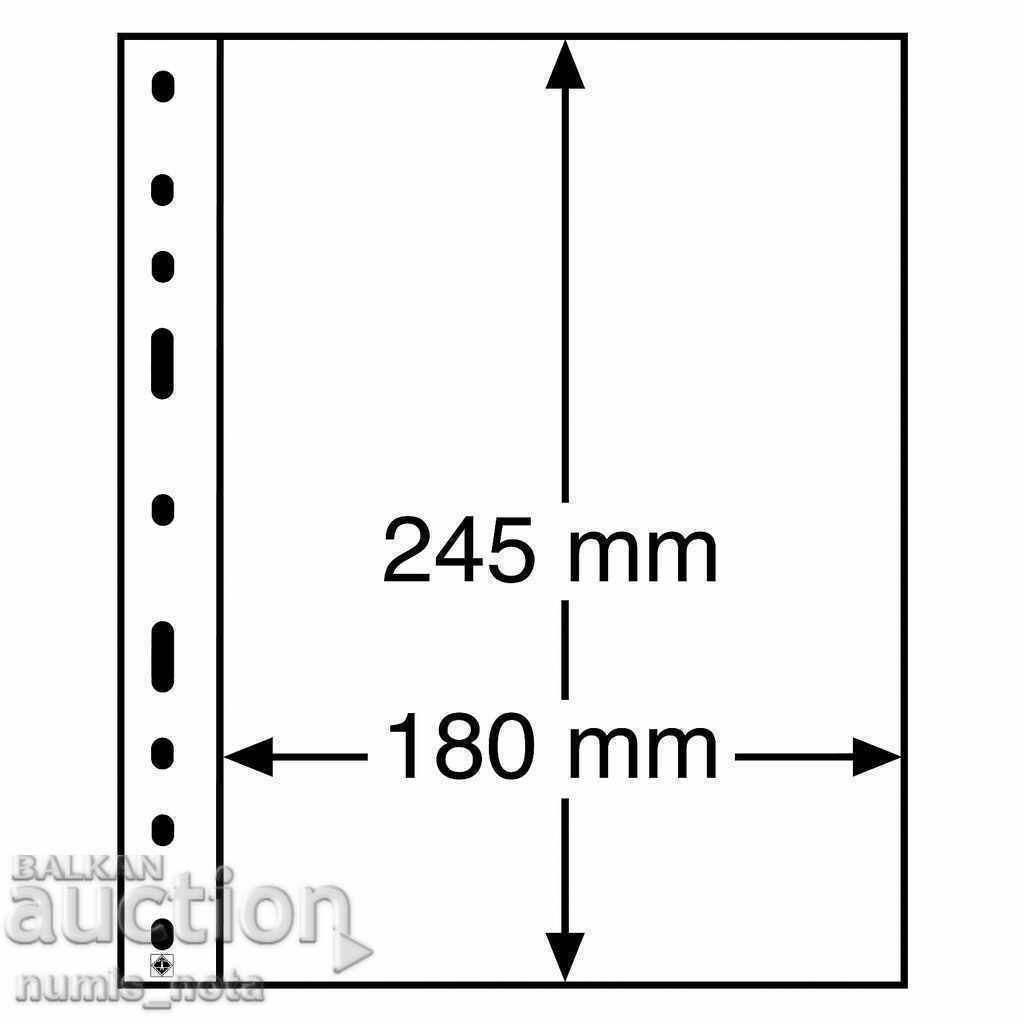 Auction  Spare sheets for OPTIMA banknote albums - with 2 compartments