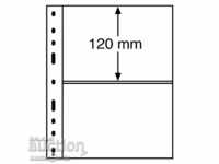 Spare sheets for OPTIMA banknote albums - with 2 compartments