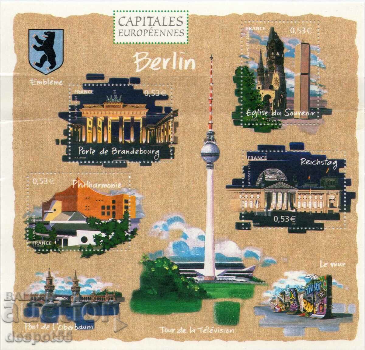 2005. France. European capitals - Berlin. Block.