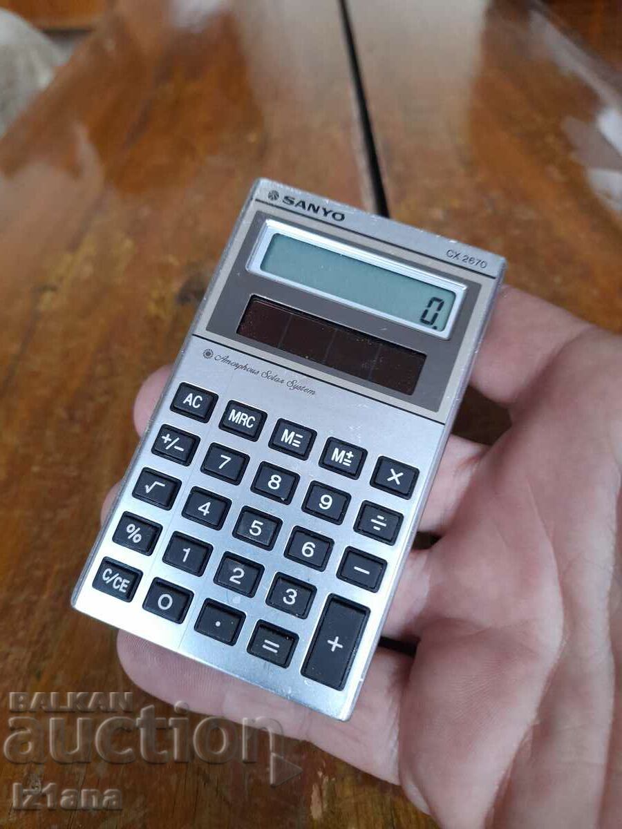 Sanyo CX2670 calculator with price 22.00 BGN | € 11.25 Sanyo CX2670 calculator with price 22.00 BGN | € 11.25