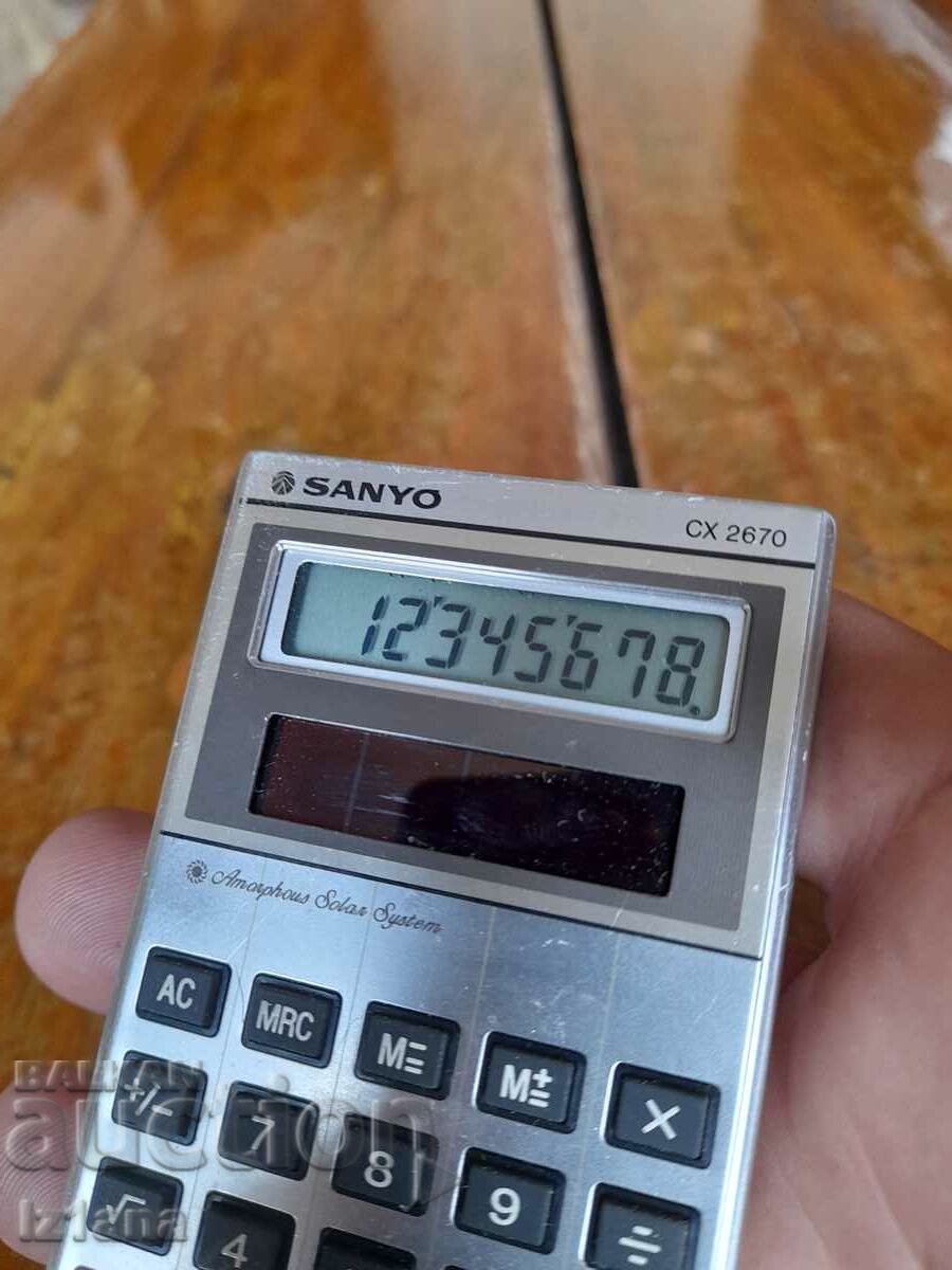 Auction Sanyo CX2670 calculator Auction Sanyo CX2670 calculator