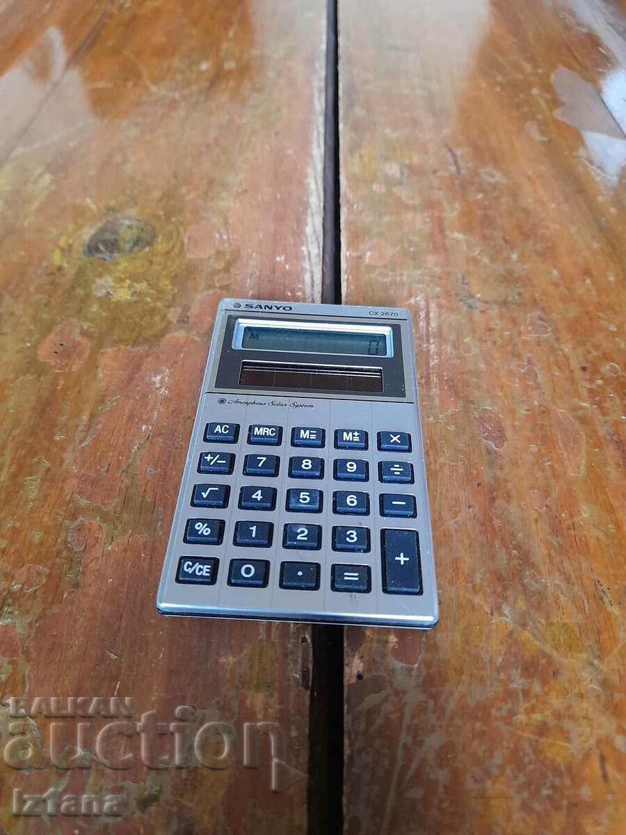 Sanyo CX2670 calculator