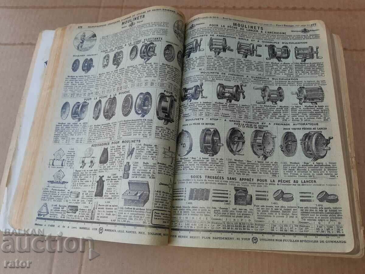 French catalog for weapons, hunting and everything else - 100 years old - 6 French catalog for weapons, hunting and everything else - 100 years old - 6