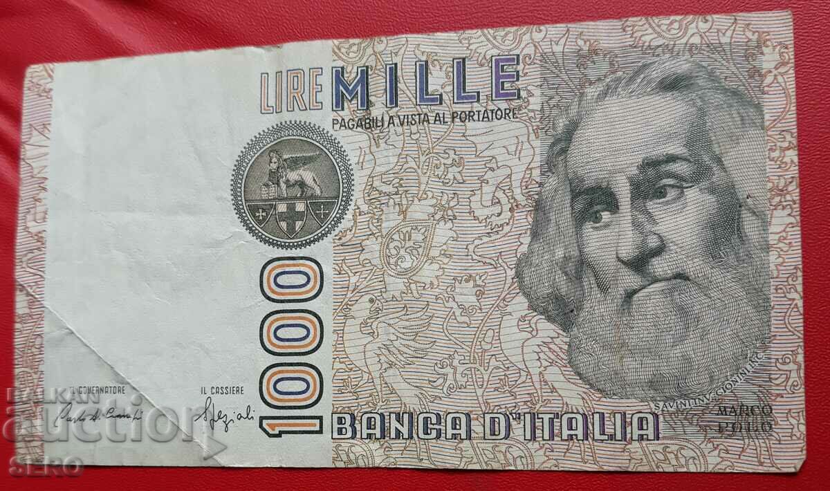 Banknote-Italy-1000 Lire 1982-Marco Polo