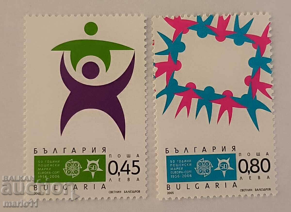 Bulgaria - 4688-4689 - 50 years since the issue of "EUROPA-CEPT"