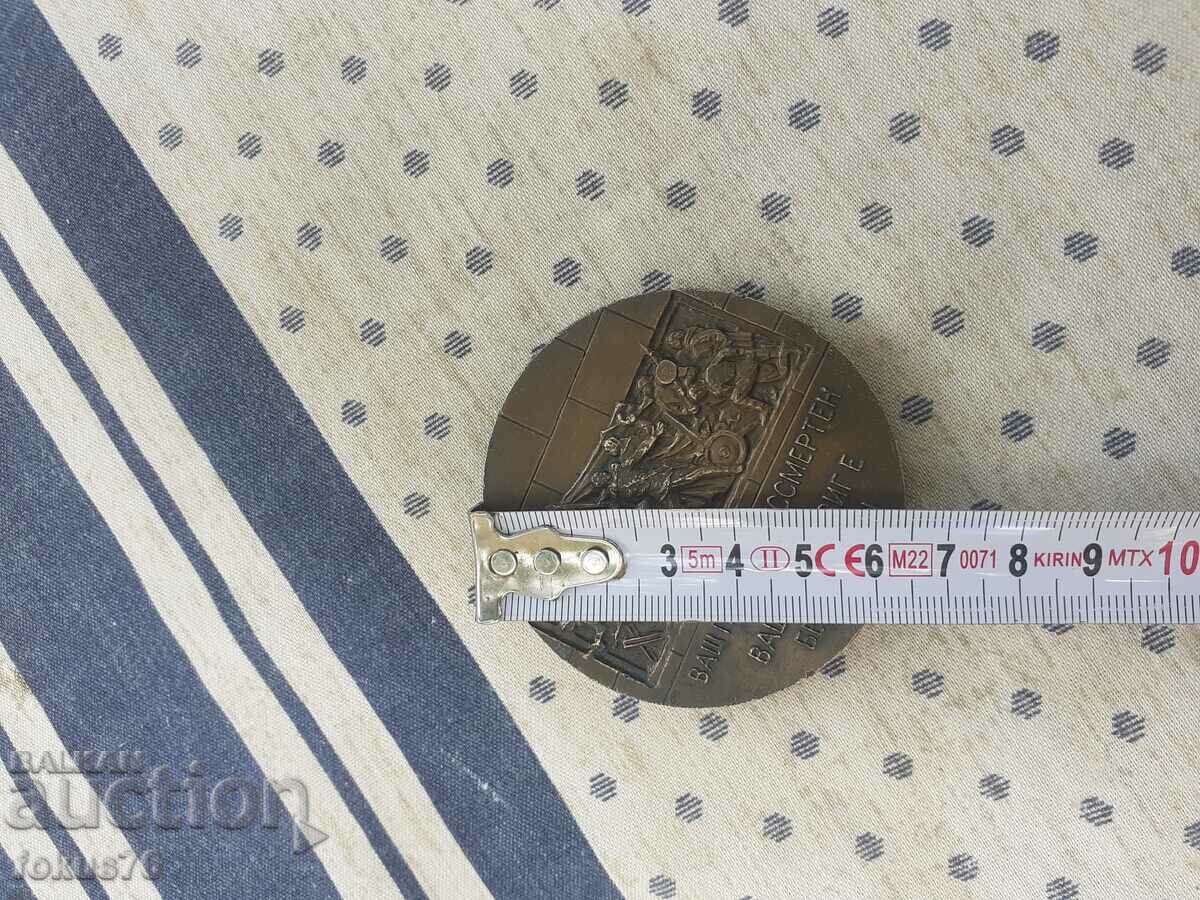 Bronze desktop medal plaque Russia - 7 Bronze desktop medal plaque Russia - 7