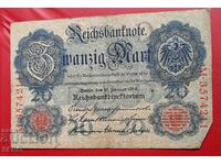 Banknote-Germany-20 marks 1914