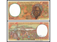 ❤️ ⭐ Central Africa 2000 2000 francs Gabon UNC new ⭐ ❤️