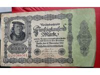 Bancnotă-Germania-50.000 de mărci 1922