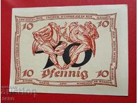 Banknote-Germany-Thuringia-Arnstadt-10 pfennig 1921