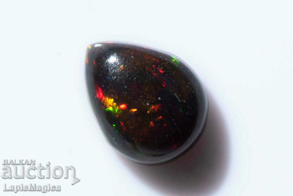 Ethiopian Opal 0.40ct Drop Cabochon #4