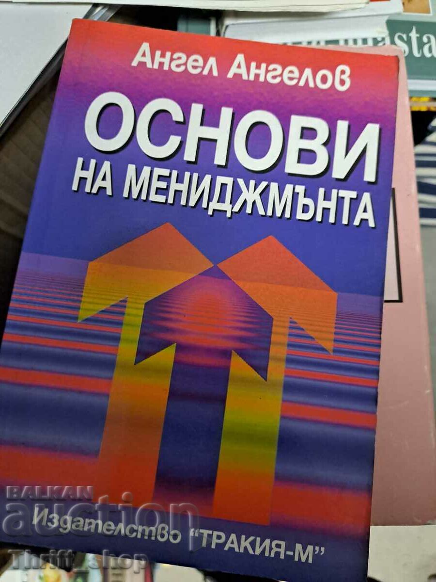 Основи на мениджмънта Ангел Ангелов