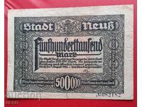 Bancnotă-Germania-S.Rhine-Westfalia-Neuss-500.000 mărci 1923