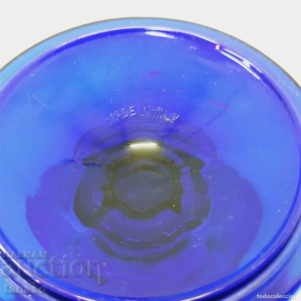 Italian Cobalt Blue Glass Candy Bowl(9.2) - 6 Italian Cobalt Blue Glass Candy Bowl(9.2) - 6