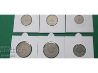 Lot of coins from the Kingdom of Bulgaria-6 pcs.-EXCELLENT