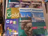 Set of foreign language textbooks