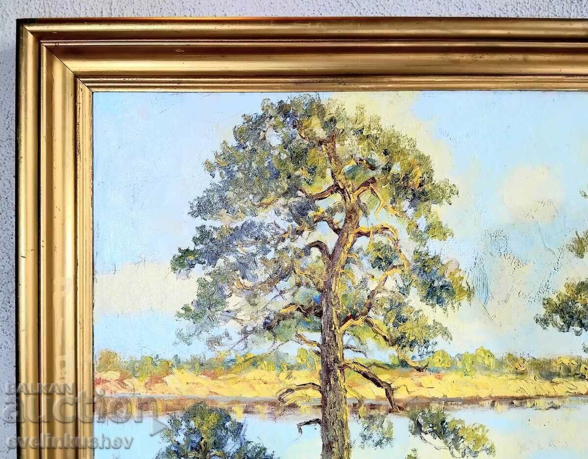 Παράδοση Παλιά μεγάλη ελαιογραφία 100 x 65 / 112 x 77 cm. Παράδοση Παλιά μεγάλη ελαιογραφία 100 x 65 / 112 x 77 cm.