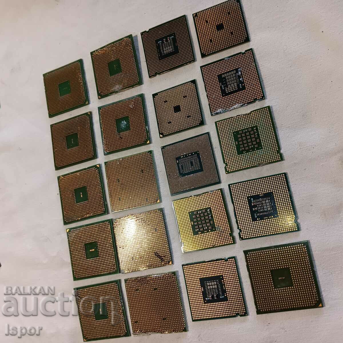 Processors gold plating 20 pcs