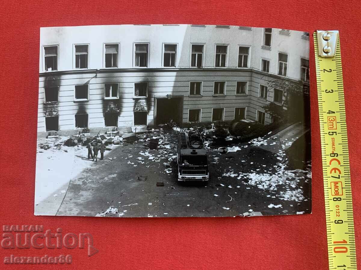 The Party House after the fire in 1990. - 6