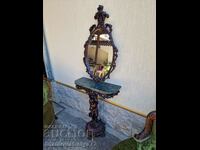 A lovely antique Rococo mirror console