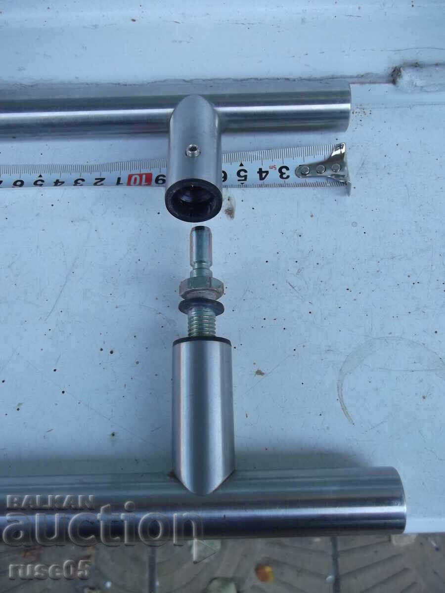Auction Tubular handle for glass door - stainless steel, F 30 mm, 500/350 mm Auction Tubular handle for glass door - stainless steel, F 30 mm, 500/350 mm
