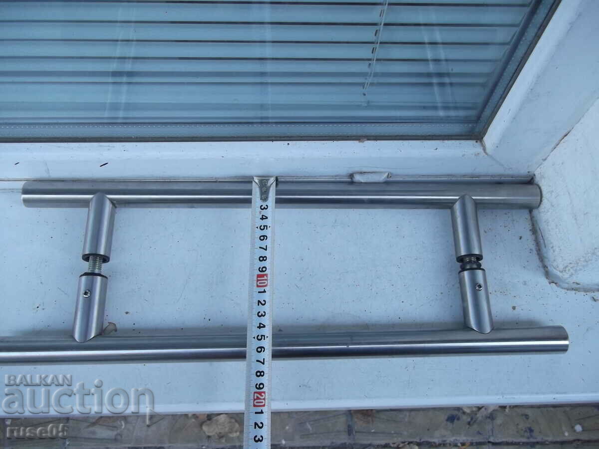 Delivery of Tubular handle for glass door - stainless steel, F 30 mm, 500/350 mm Delivery of Tubular handle for glass door - stainless steel, F 30 mm, 500/350 mm