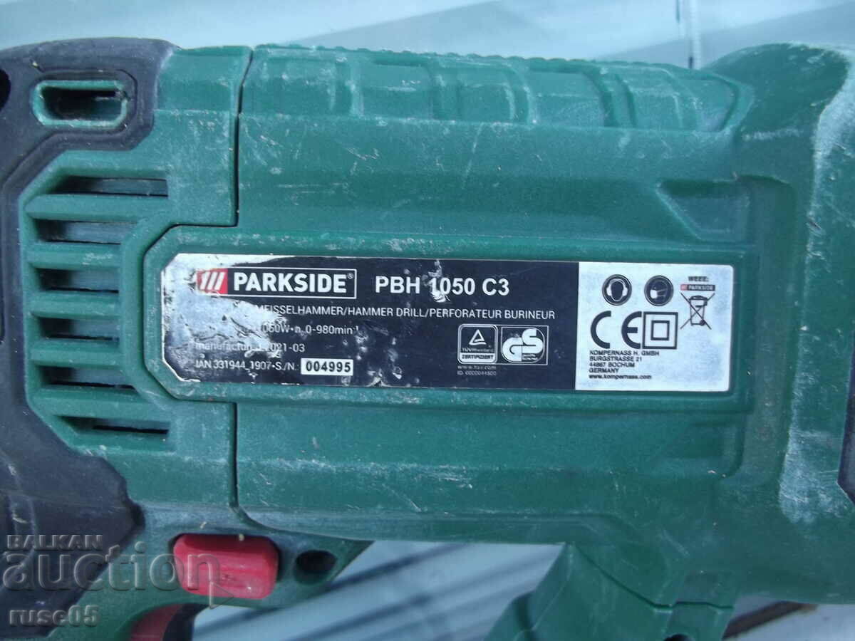Перфоратор "PARKSIDE - PBH 1050 C3" работещ - 5 Перфоратор "PARKSIDE - PBH 1050 C3" работещ - 5