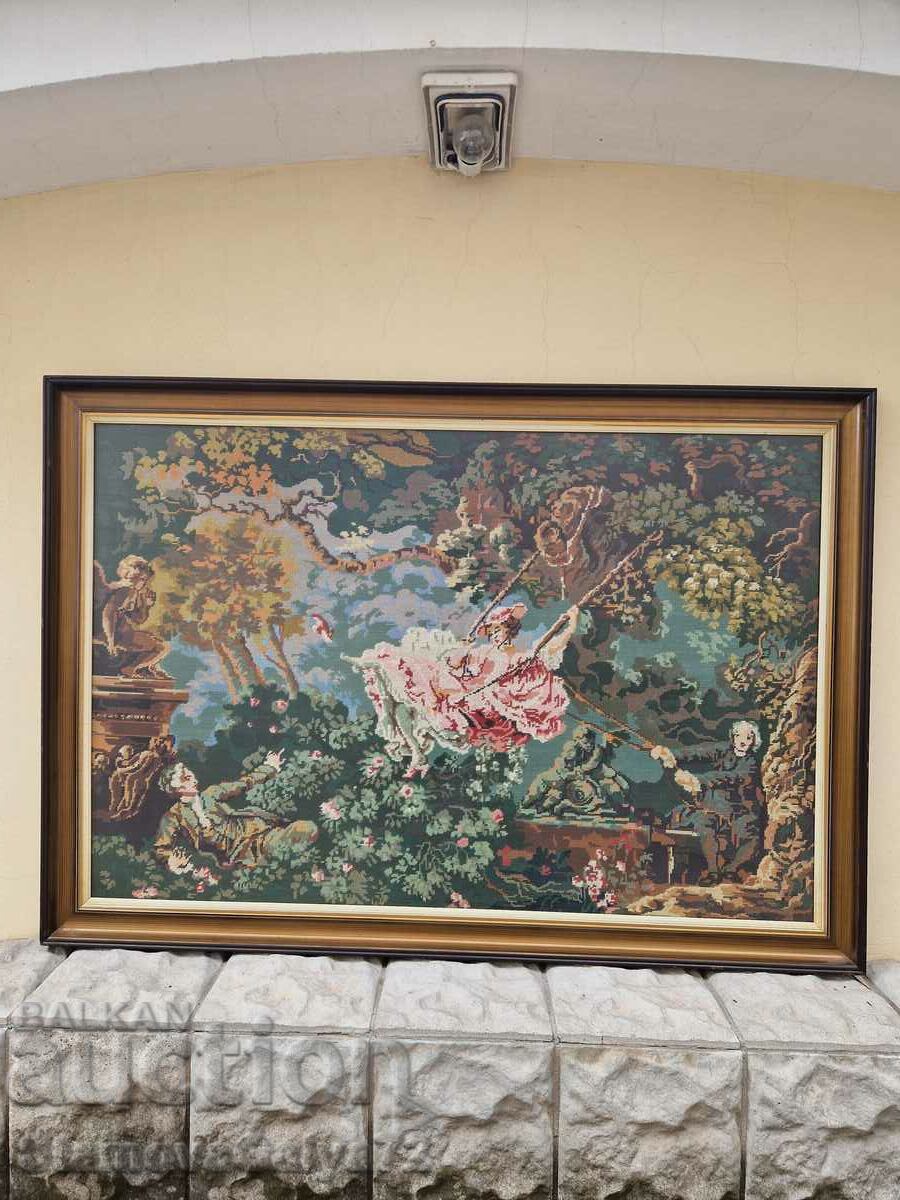 Huge antique collectible tapestry