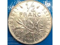 Franța 1/2 franc 1978