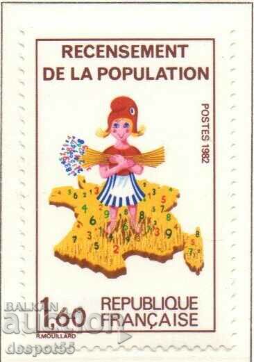 1982. France. Population census.