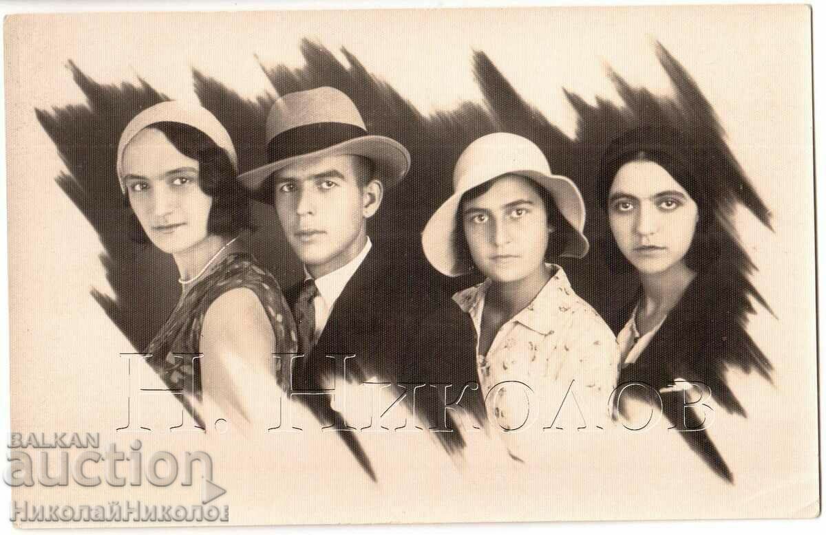 1921 FOTO VECHE KYUSTENDIL TINERET ÎN STUDIO G904