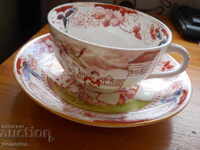 Antique Tea Cup with Saucer - China (Super Fine Porcelain)