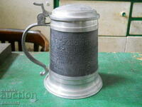 Metal beer mug - Germany