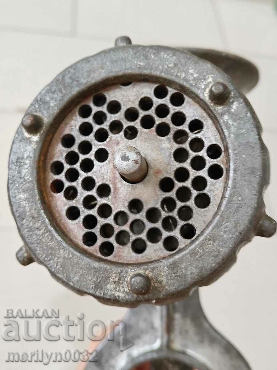 Παράδοση Παλιά κρεατομηχανή Μηχανή κρέατος Τσεχοσλοβακία