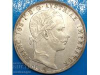 Austria 1 florin 1859 A - Viena Franz Joseph argint