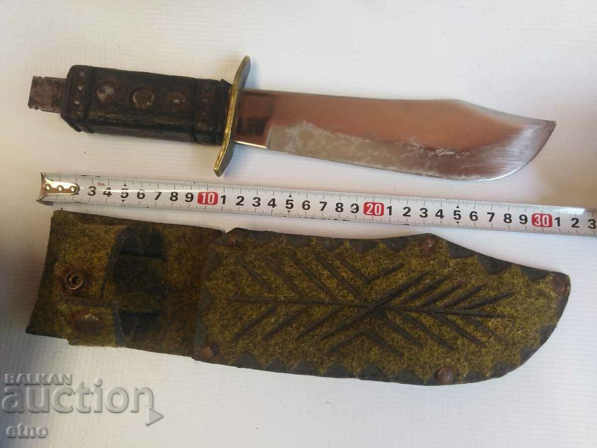 OLD KNIFE "KINTEX" 1300 BULGARIA, WITH THE ORIGINAL HANDLE with price 145.00 BGN | € 74.14