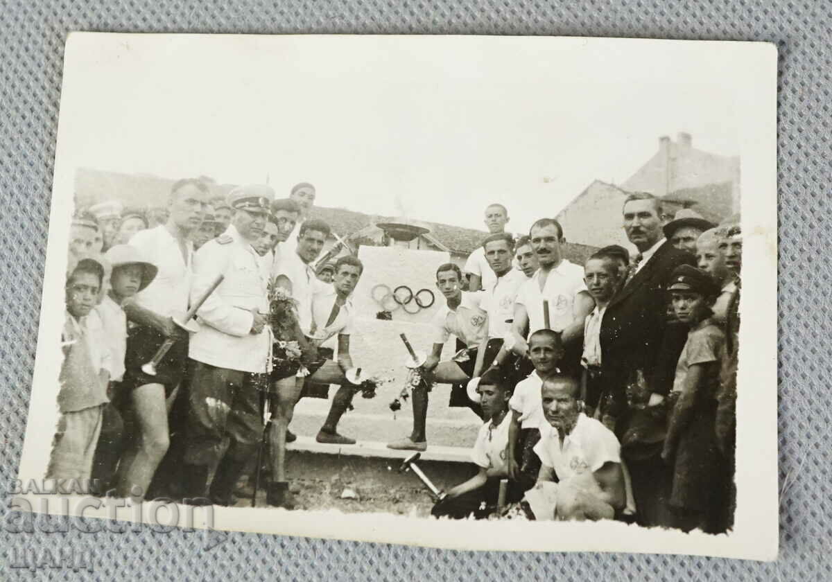 JOCUL OLIMPIDILOR DE LA BERLIN 1936 Foto ștafeta torță olimpică