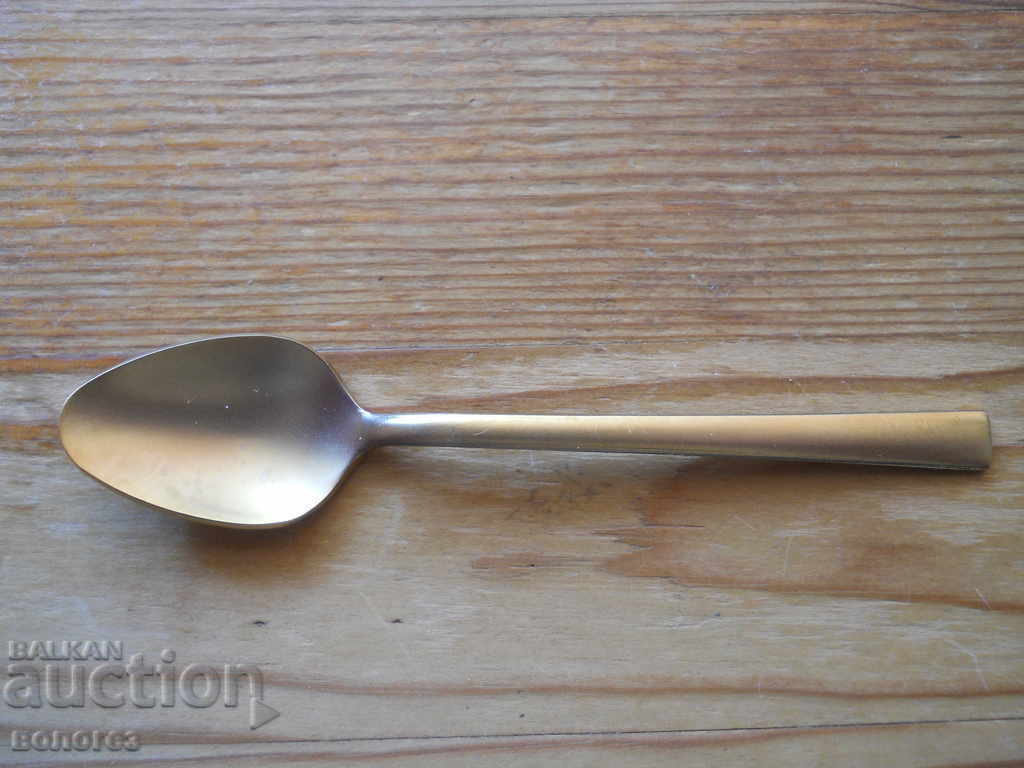 Gold-plated coffee spoon