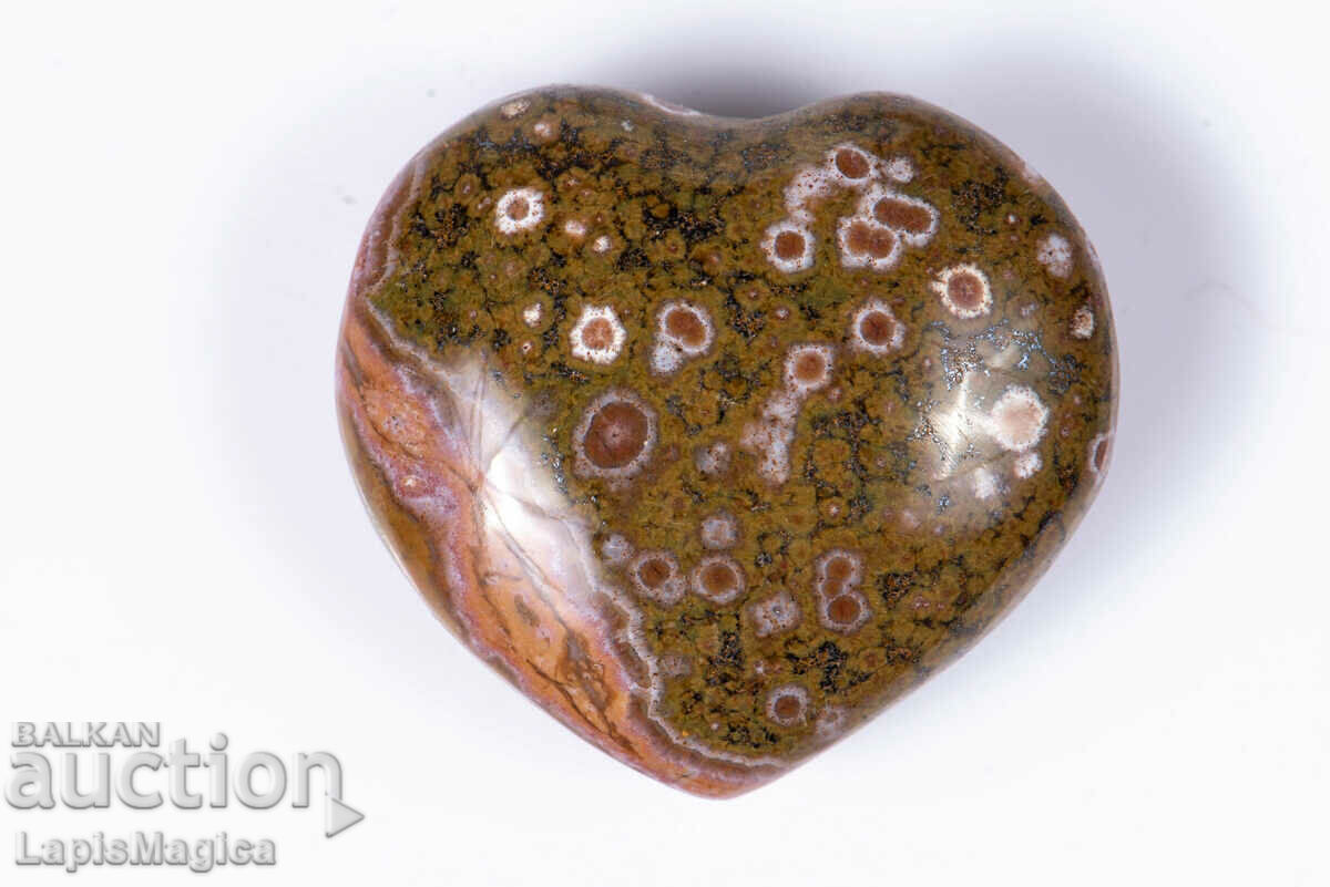 Heart of Ocean Jasper 64,8ct 26mm #12