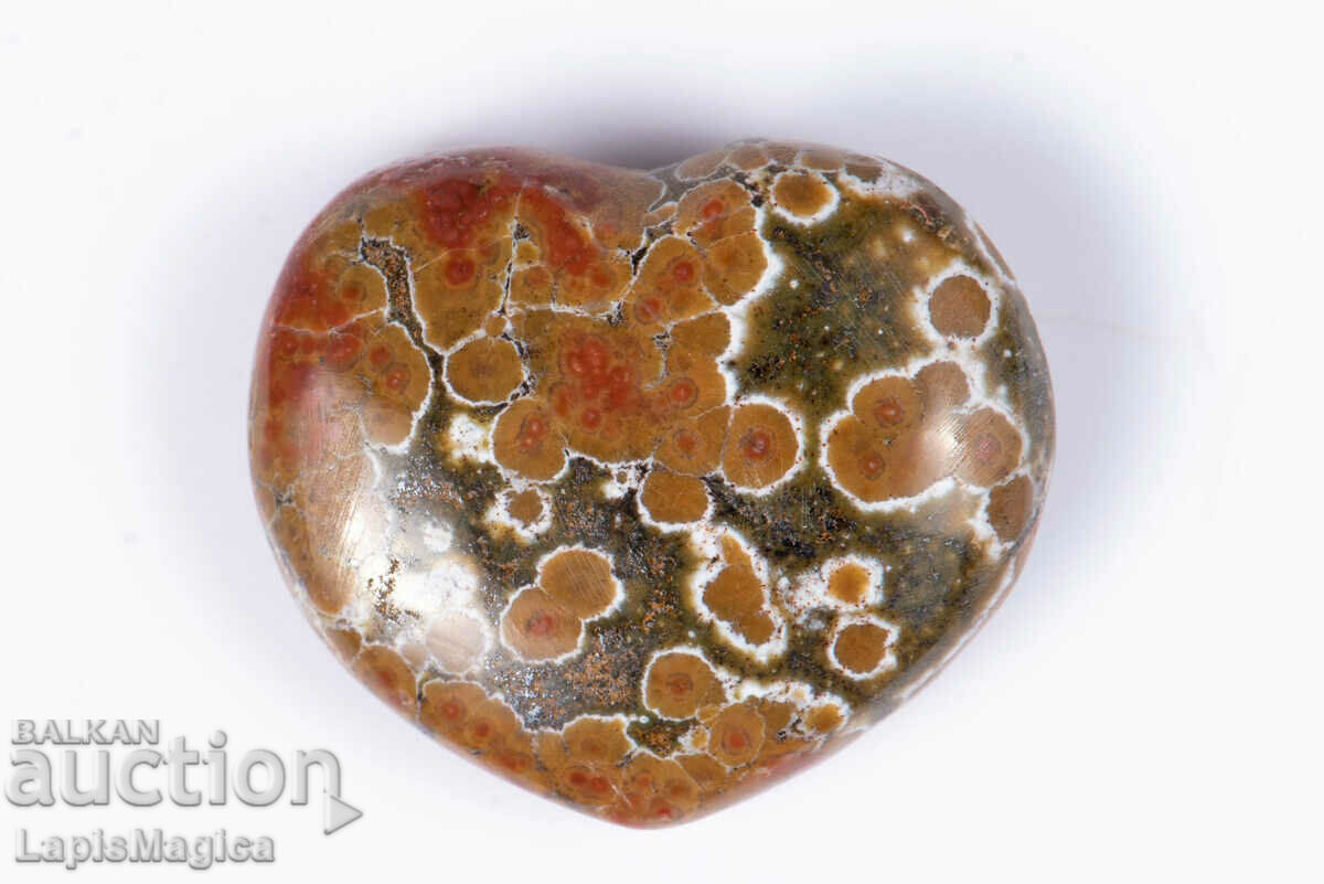 Ocean Jasper Heart 32,1ct 20,8mm #25