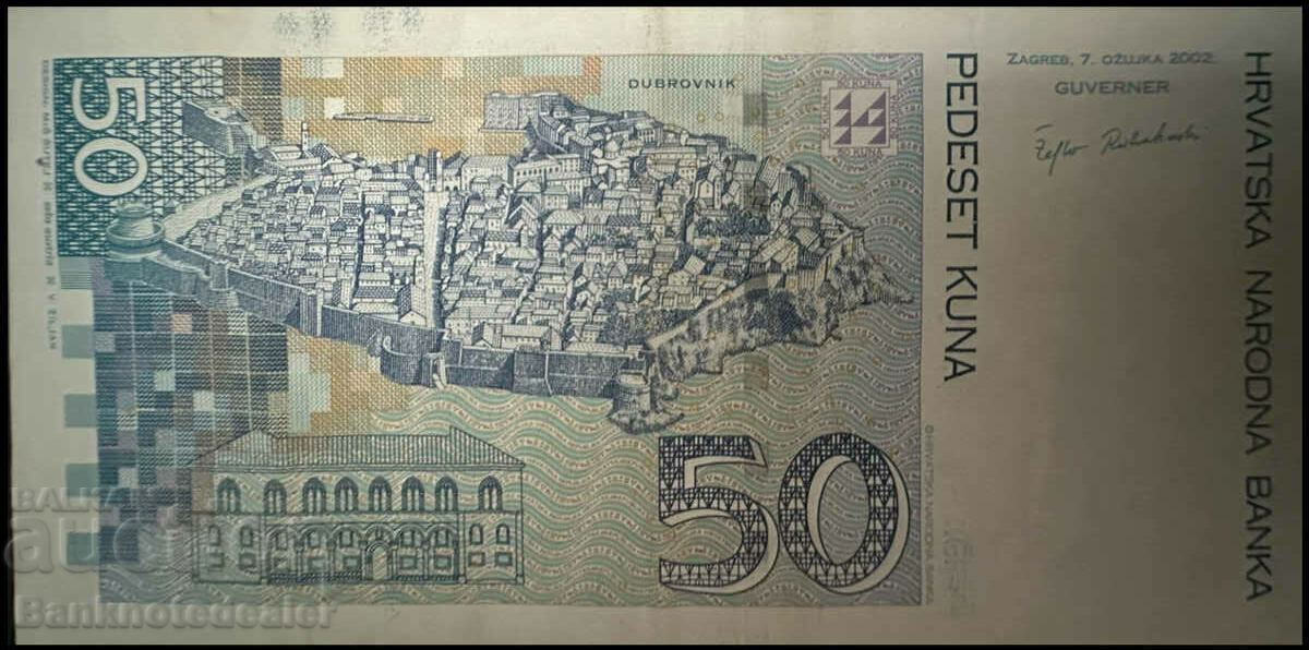 Delivery of Croatia 50 Kuna 2002 Pick 40a Ref 0518