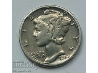 1 Dime 10 Cent Silver USA 1942 - Silver Coin #6