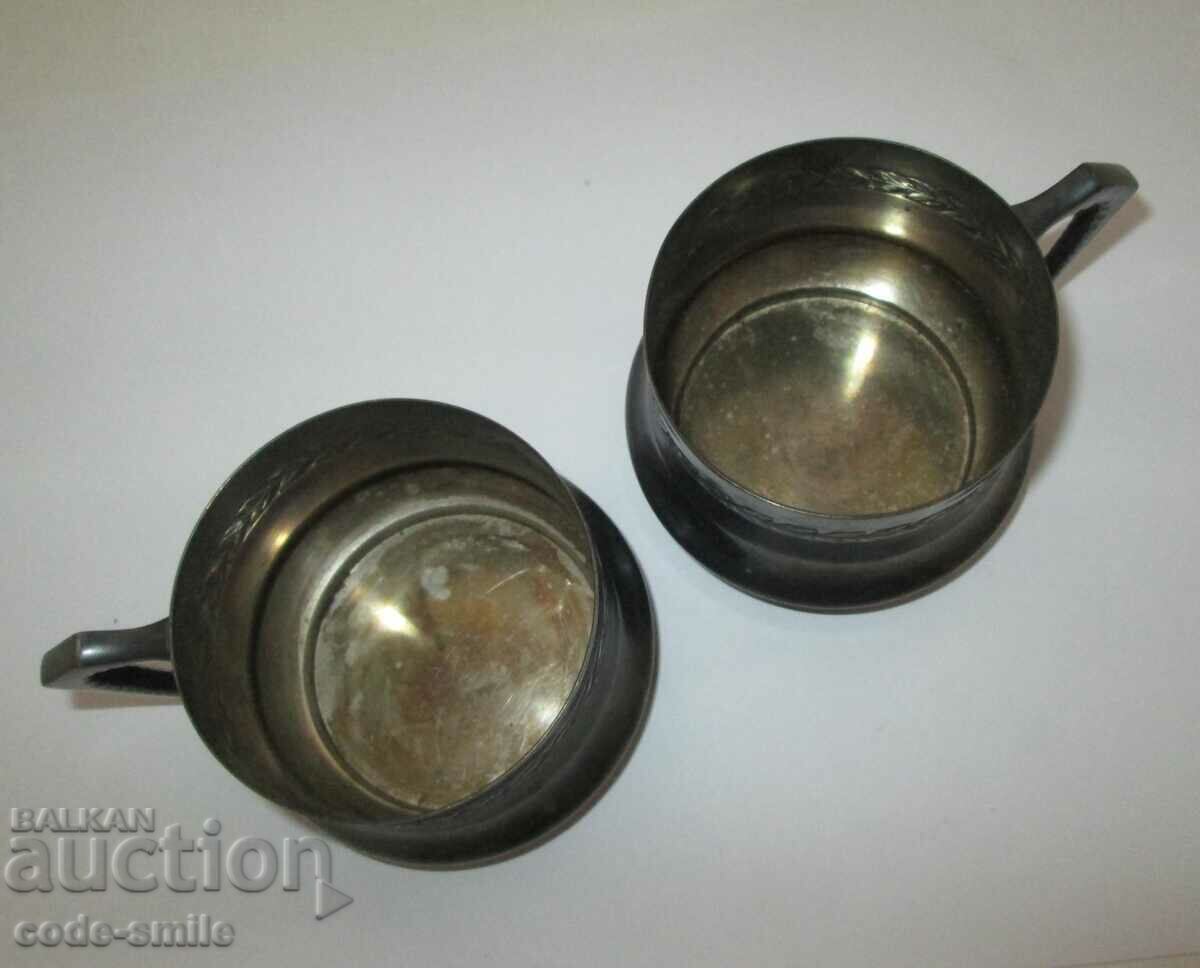 2 pcs. excellent old cups WMF I/O Germany 1900 with price 100.00 BGN | € 51.13