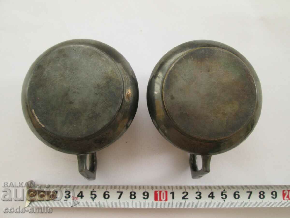 Delivery of 2 pcs. excellent old cups WMF I/O Germany 1900