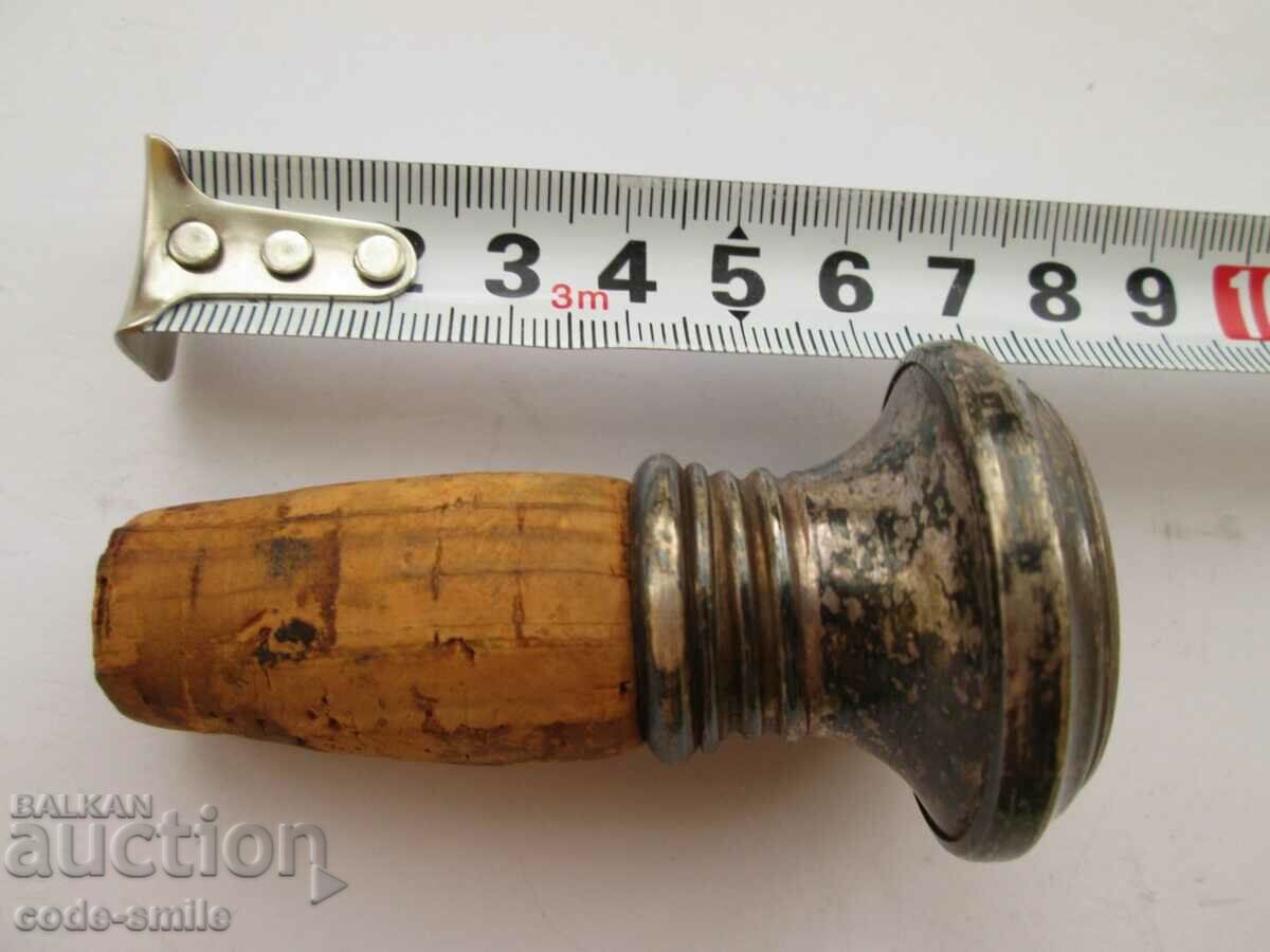 Old silver stopper bottle stopper carafe bottle - 6 Old silver stopper bottle stopper carafe bottle - 6