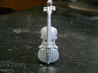 Metal double bass (miniature)