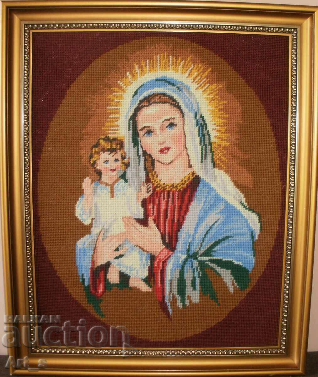 Virgin and Child - επαγγελματική ταπισερί από το 1994 με τιμή 89.99 BGN | € 46.01