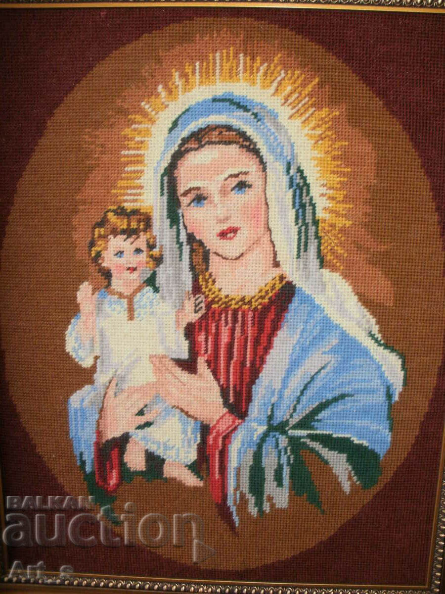 Virgin and Child - επαγγελματική ταπισερί από το 1994 - 5